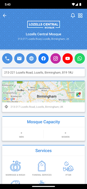Lozells Central Mosque Screenshot 3