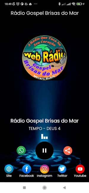 Rádio Gospel Brisas do Mar Screenshot 0