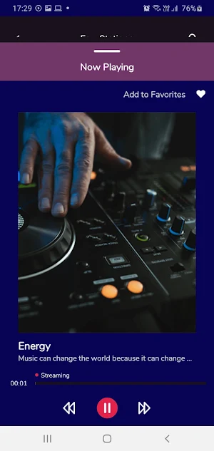 Electronic Music Radio Screenshot 1