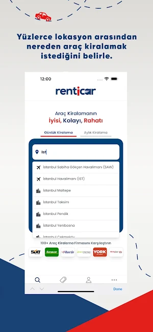 RentiCar Screenshot 2
