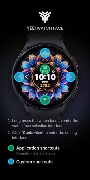 Kaleidoscope Watch Face Screenshot 2