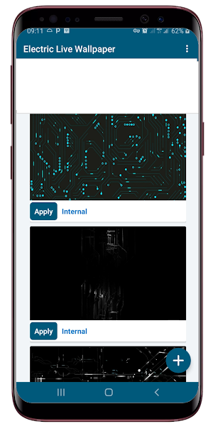 Electric Live Wallpaper Screenshot 0
