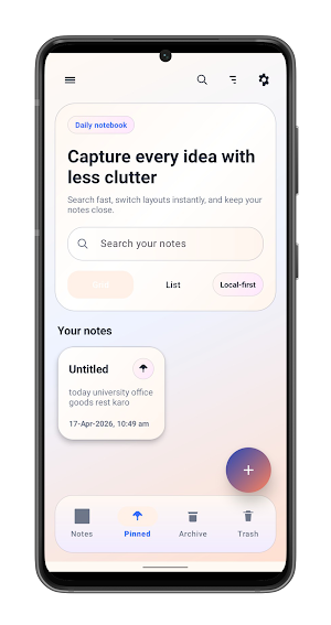 NoteSphere Screenshot 2