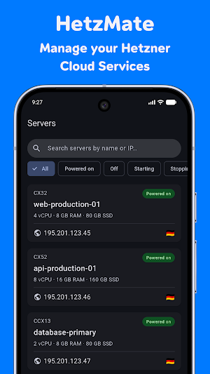 HetzMate for Hetzner Cloud Screenshot 0