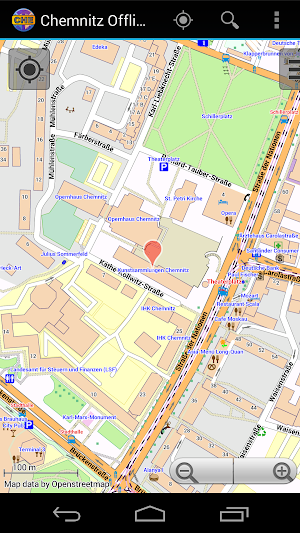 Chemnitz Offline City Map Screenshot 3