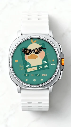 Cool Duck ZKin Watch Face Screenshot 1