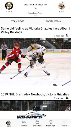 Victoria Grizzlies Screenshot 1