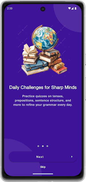 Grammar Mind Sprint Quiz Screenshot 1