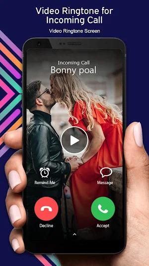 Video Ringtone For Incoming Call Screenshot 1