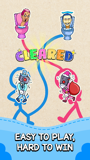 Toilet Monster: Draw to Toilet Screenshot 1