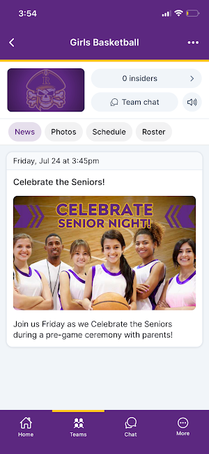 RHS Pirates Athletics Screenshot 3