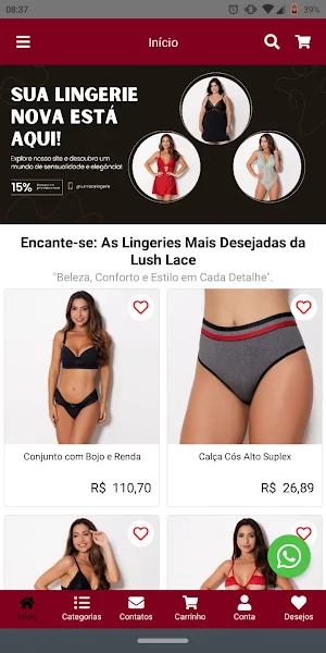 Lush Lace Lingerie Screenshot 0