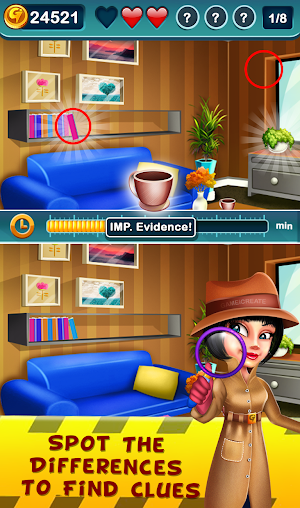 Criminal Spot Difference Cases Screenshot 1