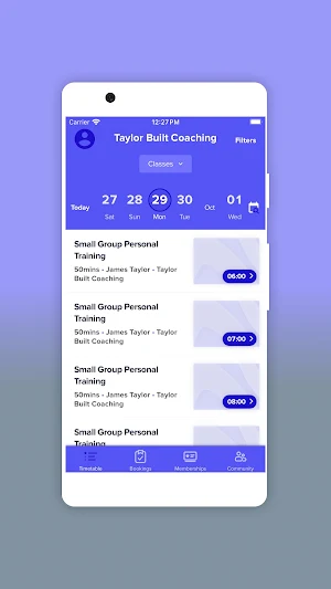 Taylor Built Coaching Screenshot 1