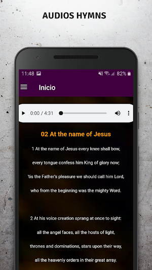 Audios Hymns Screenshot 2