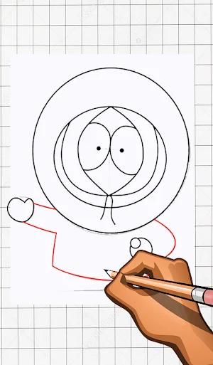 How To Draw Kenny McCormick Screenshot 3