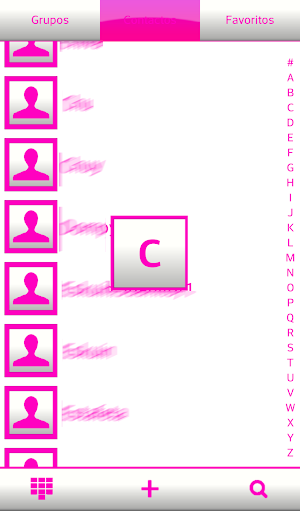 THEME BIG PINK WH FOR EXDIALER Screenshot 2