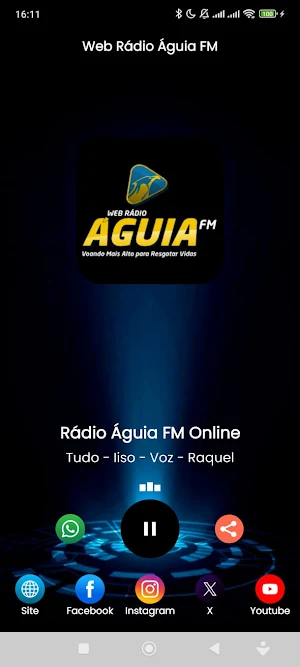 Web Rádio Águia FM Screenshot 0