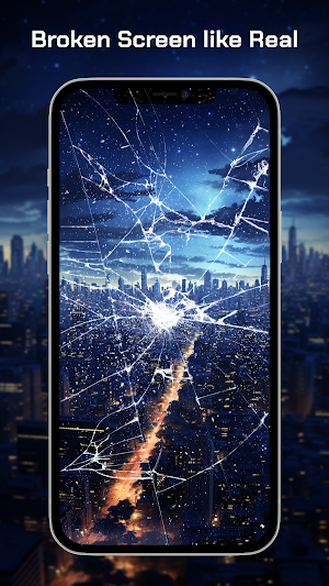 Broken Screen with Animal Screenshot 0