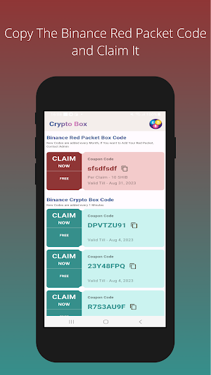 Crypto Box - Coupon App Screenshot 1