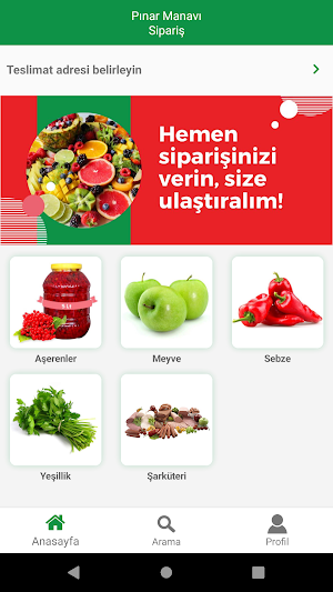 Pınar Manavı Sipariş Screenshot 0