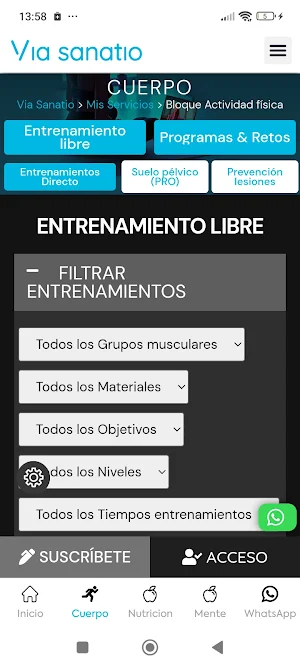 via sanatio salud Screenshot 1