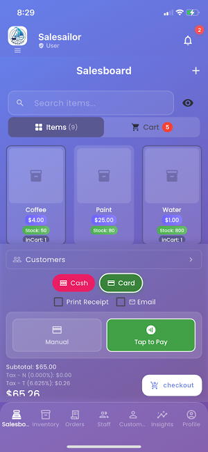 Salesailor Screenshot 1