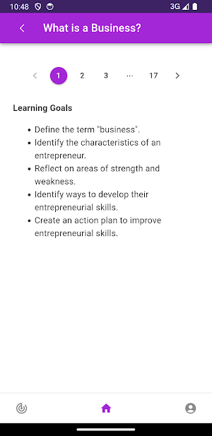 BizLearn Screenshot 2