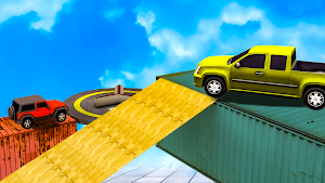 4X4 Car Stunt Action Ramp Game Screenshot 2