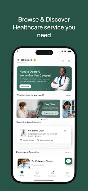 Cliniec TeleHealth Screenshot 2