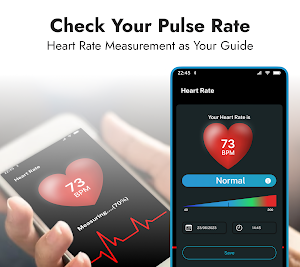 Heart Rate Monitor: BP Tracker Screenshot 0