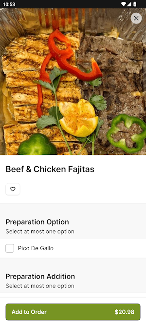 Margaritas & Fajitas Kitchen Screenshot 2