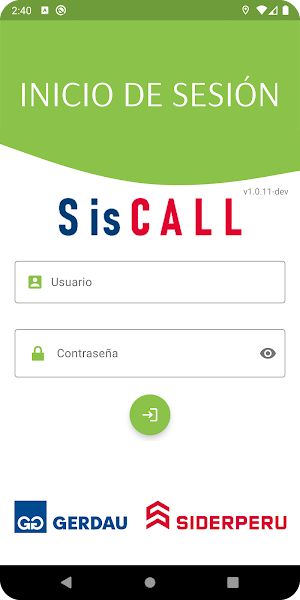 Siscall App Screenshot 0