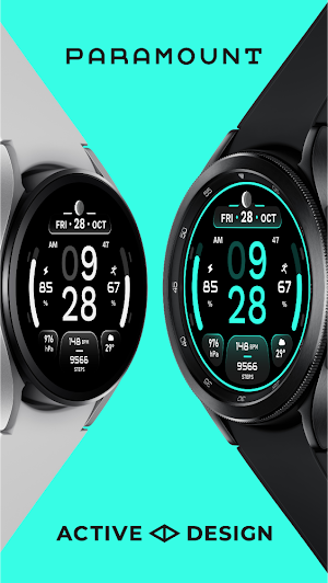 Paramount: Digital Watch Face Screenshot 2