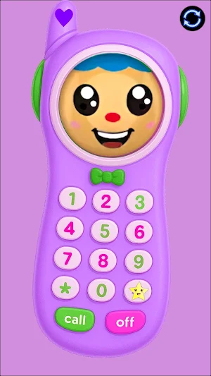 Smiley Toy Phone for Babies Screenshot 3