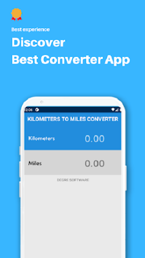 Kilometer to Miles Convert Pro Screenshot 0