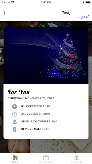 Advent Calendar Screenshot 1