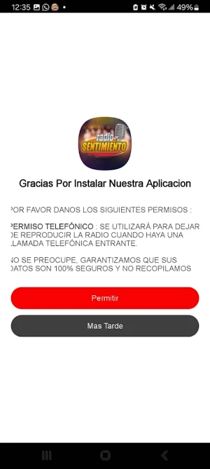 Radio Sentimiento Screenshot 1