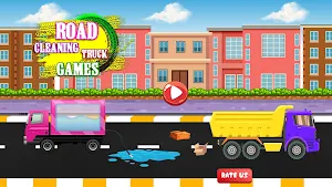 Road Cleaning Truck Games Screenshot 0