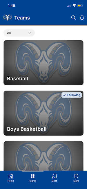 Hightstown Rams Athletics Screenshot 1