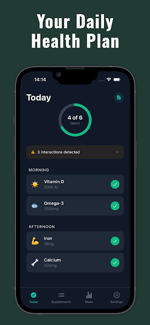 Supplement & Vitamin Tracker Screenshot 0