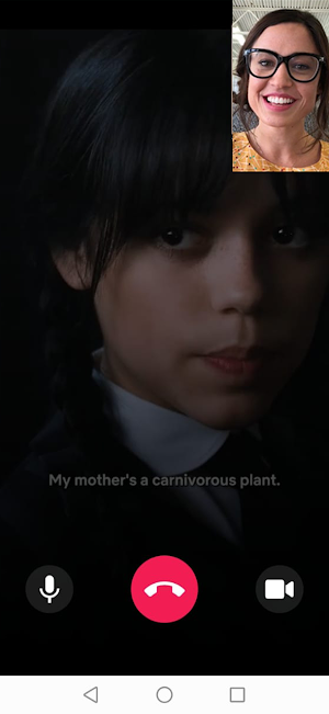 Wednesday Addams Fake Call. Screenshot 2