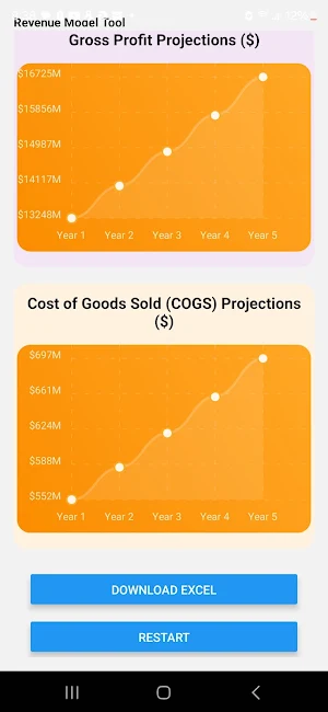 CHS Revenue Model Builder Screenshot 1