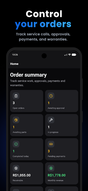 Work Order Management Screenshot 0