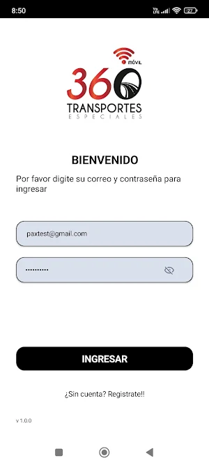 360 Movil Pasajero Screenshot 0