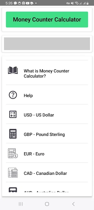 Money Counter Calculator Screenshot 0