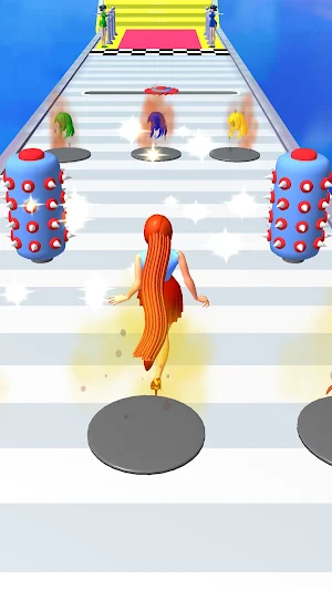 Long Hair Runner Challenge 3D Screenshot 1