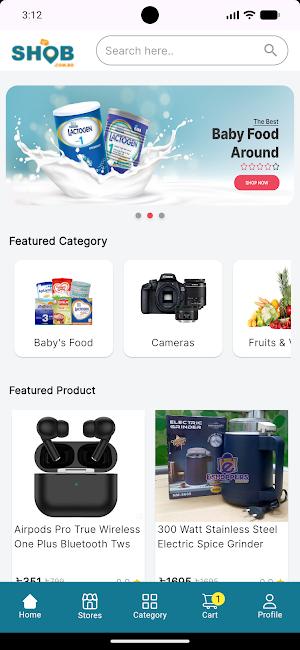Shob: Online Shopping App Screenshot 0
