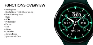 AZ195 Digital Sport Watch Coll Screenshot 0