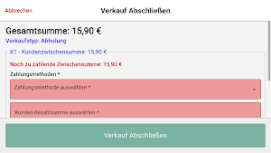 orderHi Bedienung Screenshot 2